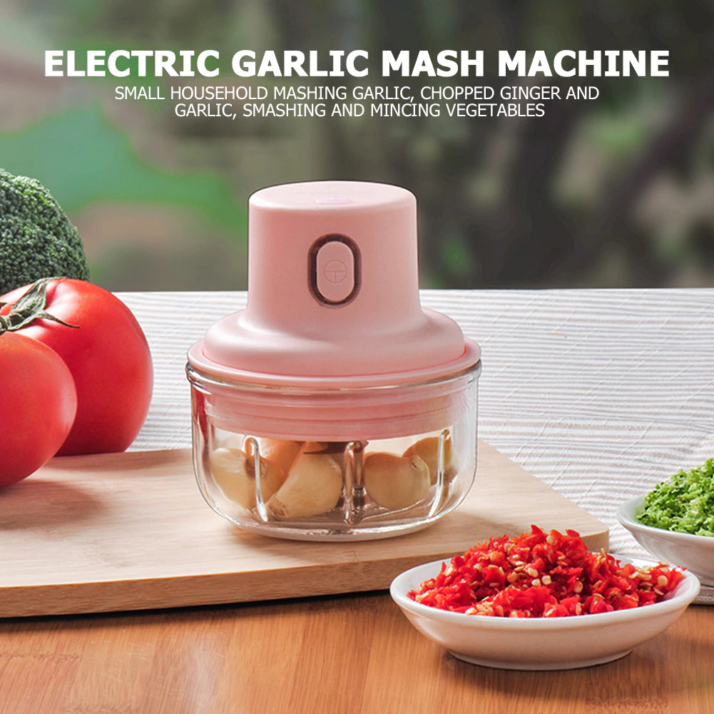 Electric Mini Garlic Chopper (250ml)