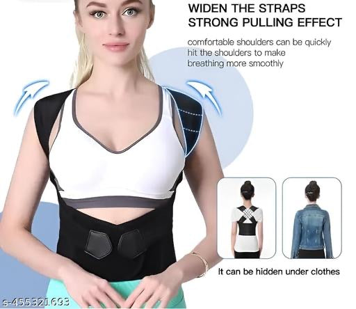 Posture Corrector Back Support Belt(Black)
