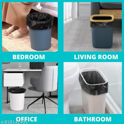 Garbage Bags, Premium Biodegradable, Medium Size (6 rolls) - Black Colour
