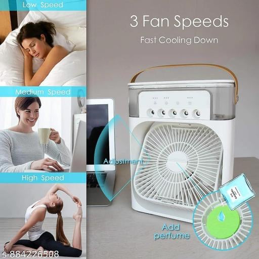 Portable Mini  Air Cooler Fan with Water Mist