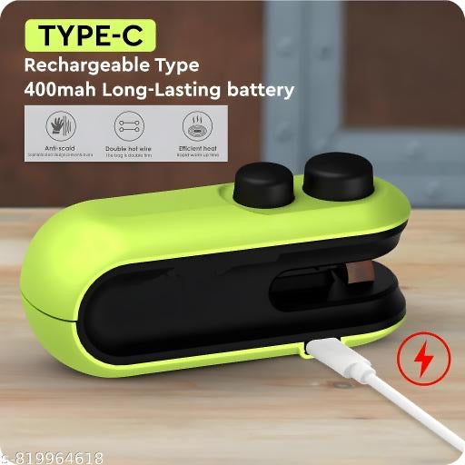 Rechargeable Bag Sealer with Cutter