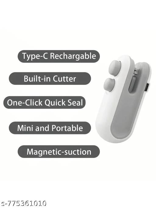Rechargeable Bag Sealer with Cutter